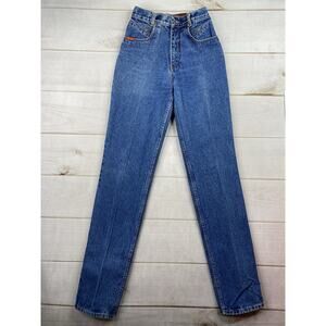 Vintage Lawman Jeans Womens Jr 3 Western Denim High Rise 35.5” Inseam Bareback